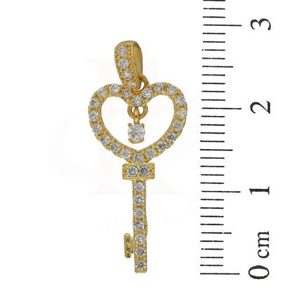 Gold Heart Key Pendant 18Kt - Fkjpnd18K3153 Pendants