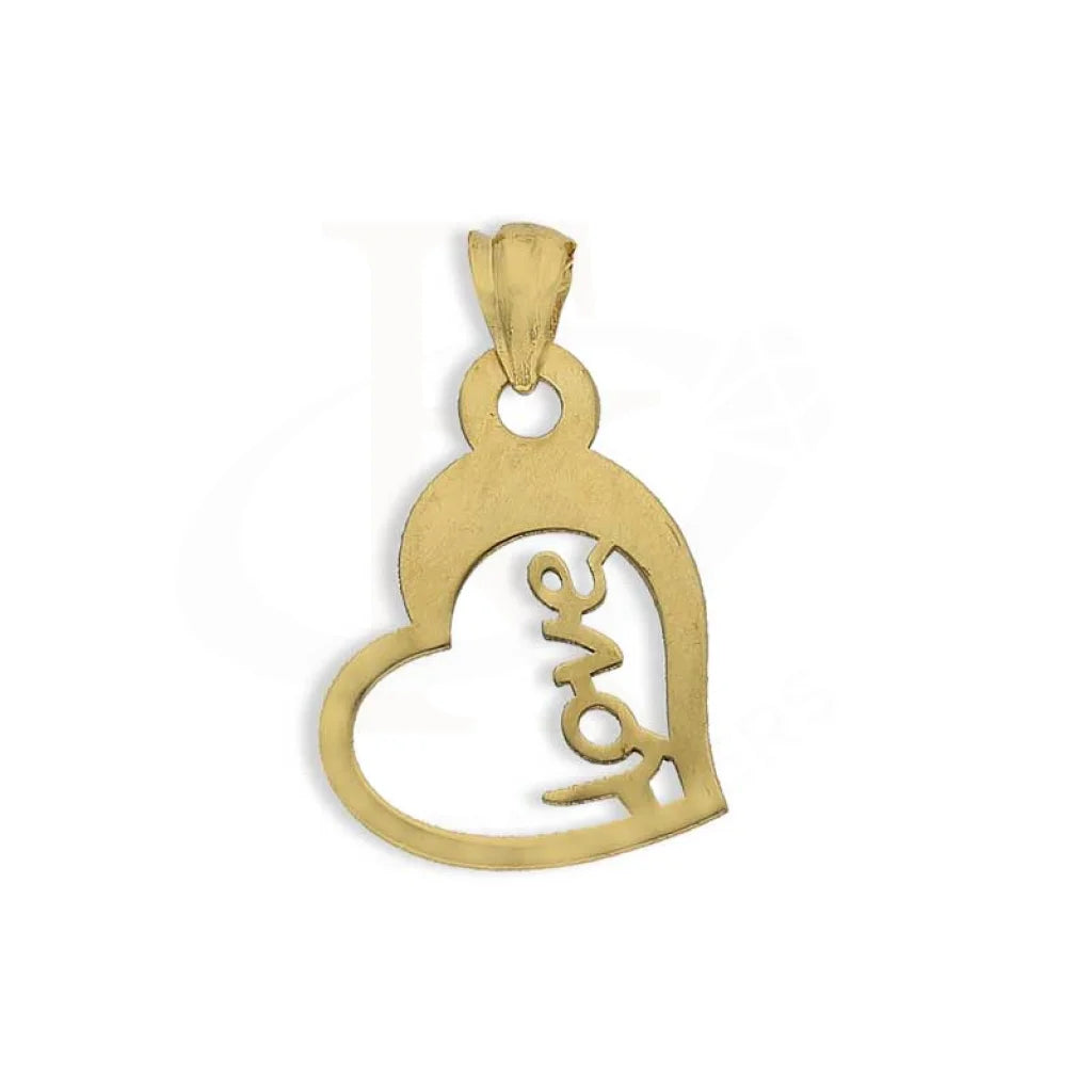 Gold Heart Love Pendant 18Kt - Fkjpnd18K3091 Pendants