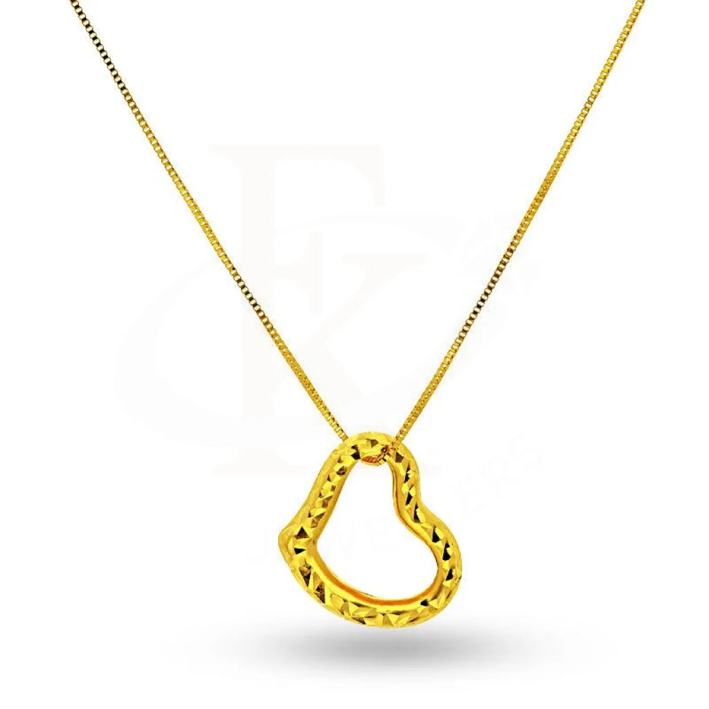 Gold Heart Necklace 18Kt - Fkjnkl18K2043 Necklaces