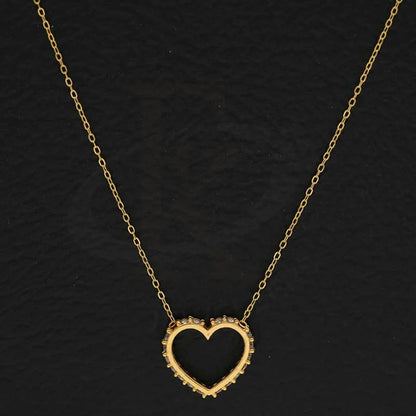 Gold Heart Necklace 21Kt - Fkjnkl21K2808 Necklaces