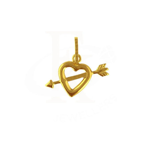 Gold Heart Pendant 18Kt - Fkjpnd1614 Pendants