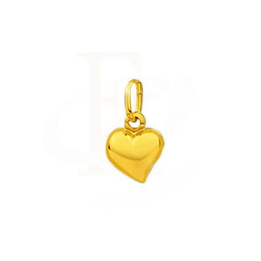 Gold Heart Pendant 18Kt - Fkjpnd1775 Pendants