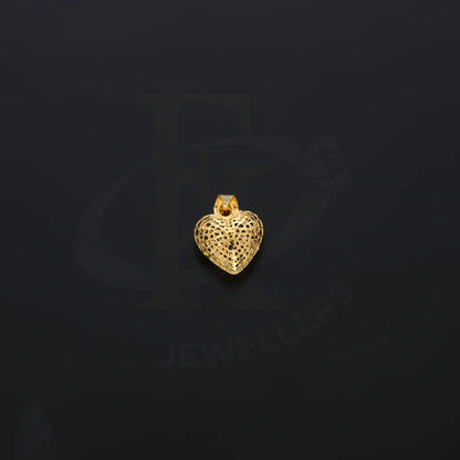 Gold Heart Pendant 21Kt - Fkjpnd21Km8206 Pendants