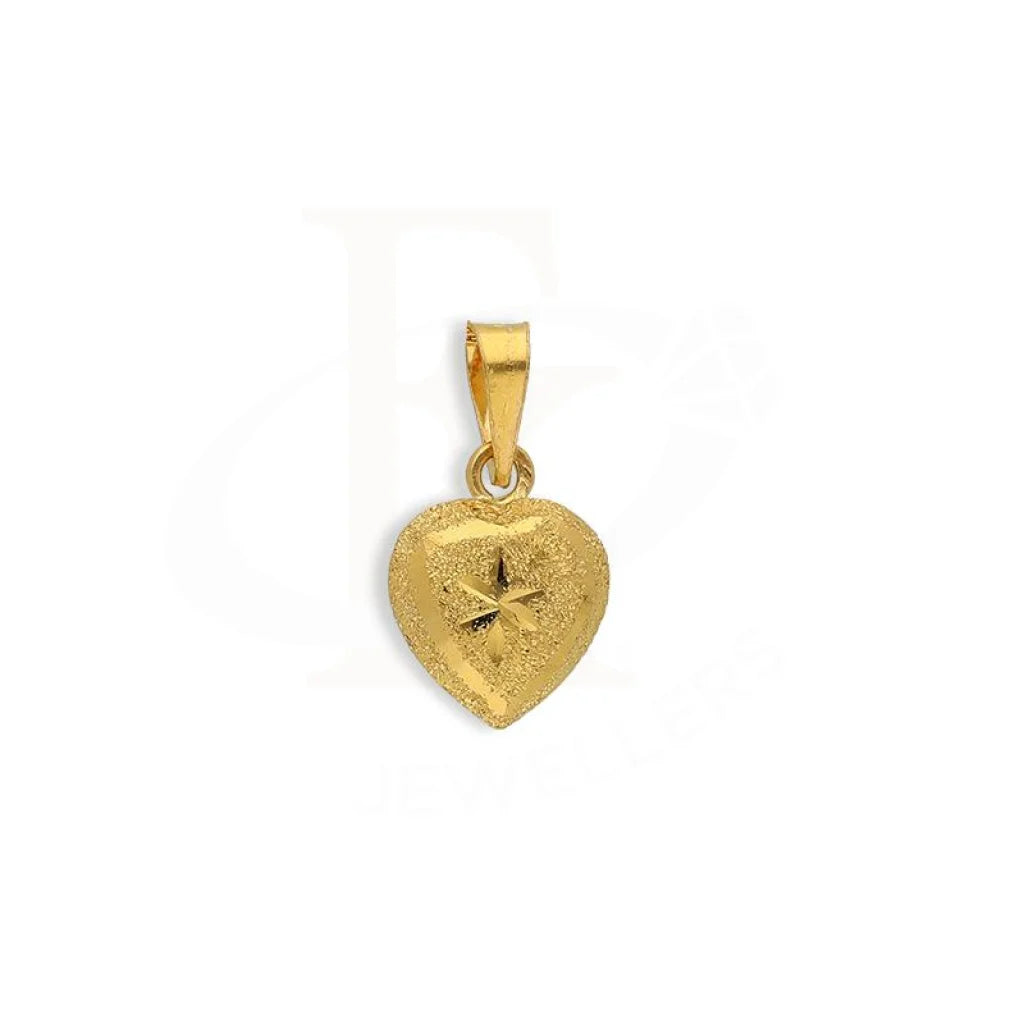 Gold Heart Pendant 22Kt - Fkjpnd22K2689 Pendants