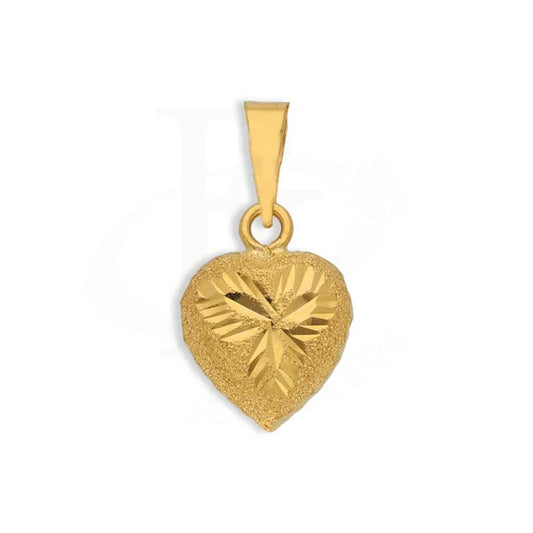 Gold Heart Pendant 22Kt - Fkjpnd22K3037 Pendants