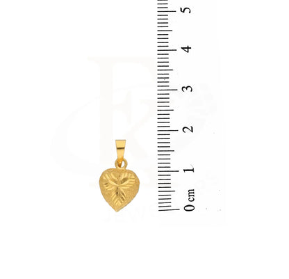 Gold Heart Pendant 22Kt - Fkjpnd22K3037 Pendants