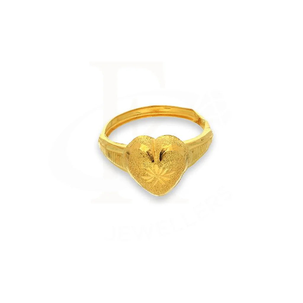Gold Heart Pendant Set (Necklace Earrings And Ring) 18Kt - Fkjnklst18K2240 Sets