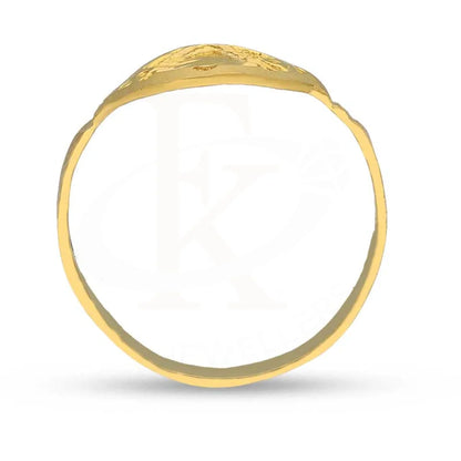 Gold Heart Shaped Baby Ring 22Kt - Fkjrn22K3824 Rings