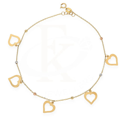 Gold Heart Shaped Bracelet 18Kt - Fkjern18K7791 Bracelets