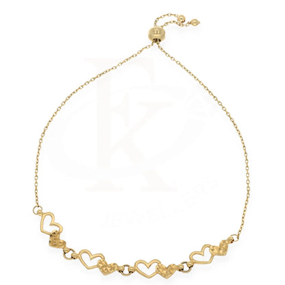 Gold Heart Shaped Bracelet 18Kt - Fkjbrl18K7828 Bracelets