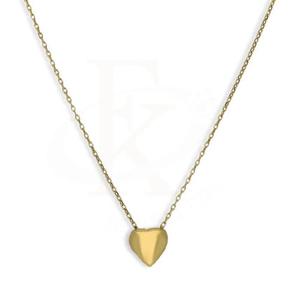 Gold Heart Shaped Necklace 18Kt - Fkjnkl18K3151 Necklaces