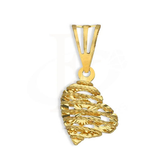 Gold Heart Shaped Pendant 18Kt - Fkjpnd18K2821 Pendants