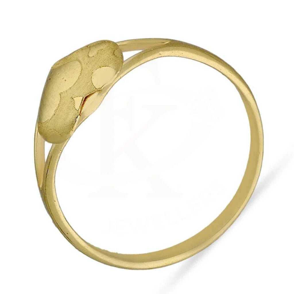 Gold Heart Shaped Ring 18Kt - Fkjrn18K3247 Rings