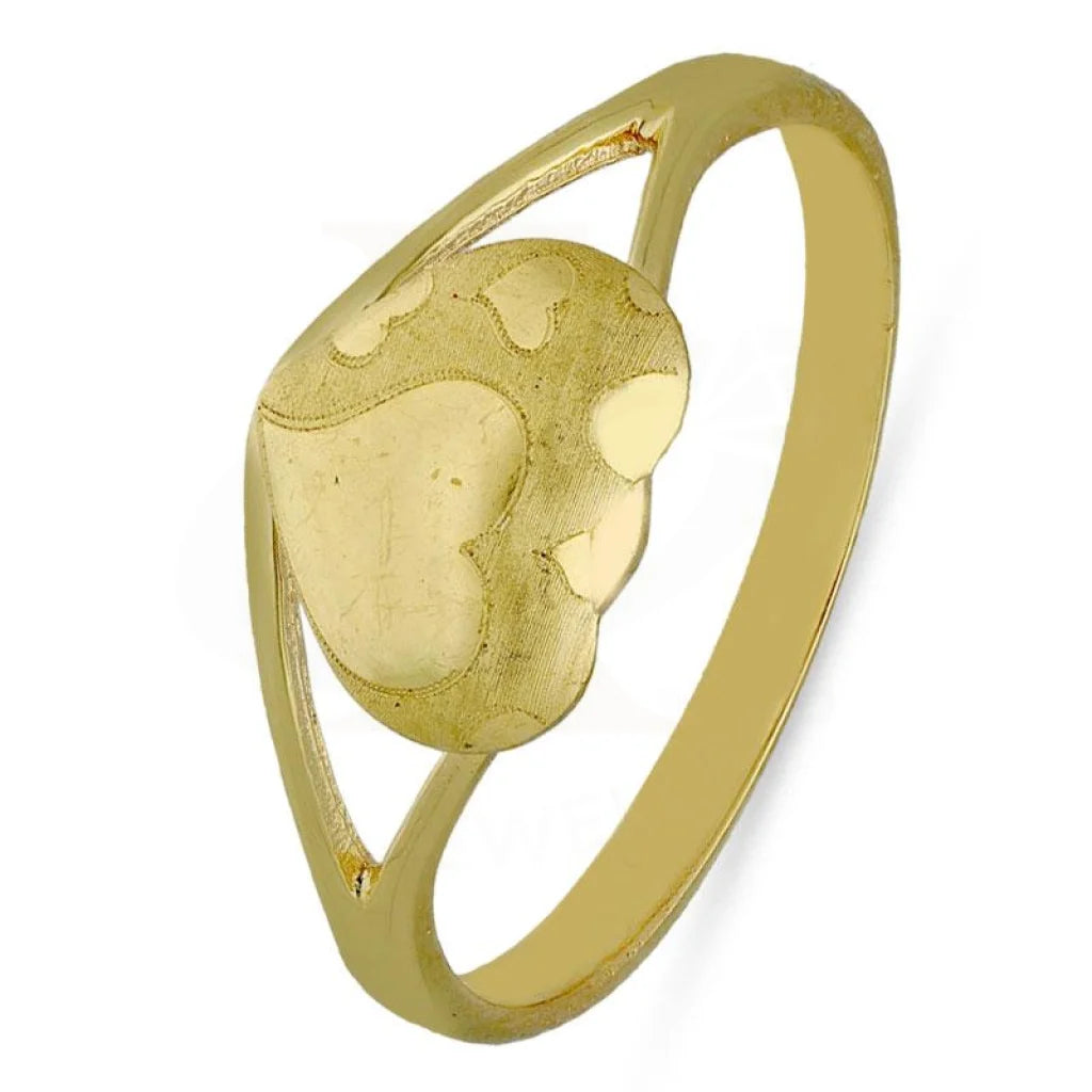 Gold Heart Shaped Ring 18Kt - Fkjrn18K3247 Rings