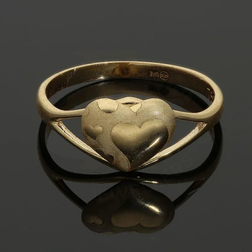 Gold Heart Shaped Ring 18Kt - Fkjrn18K3247 Rings