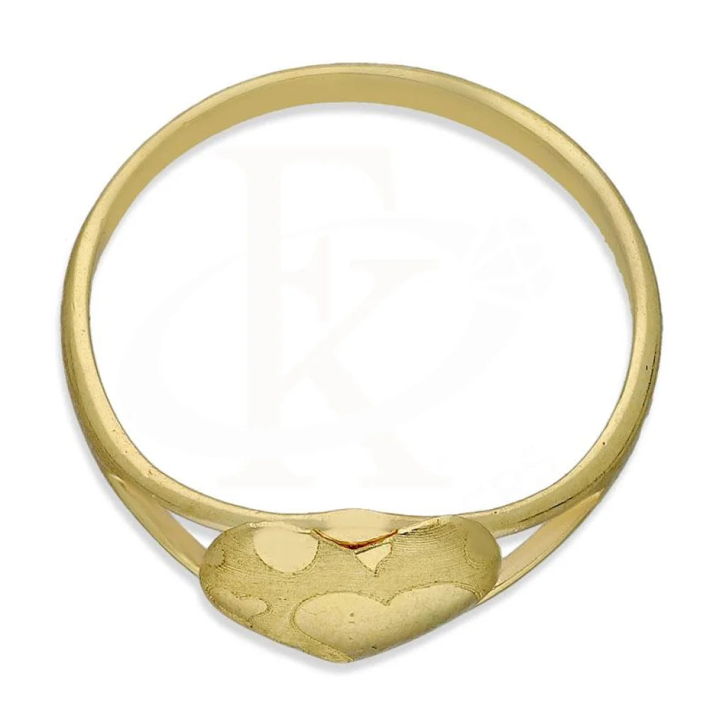 Gold Heart Shaped Ring 18Kt - Fkjrn18K3247 Rings