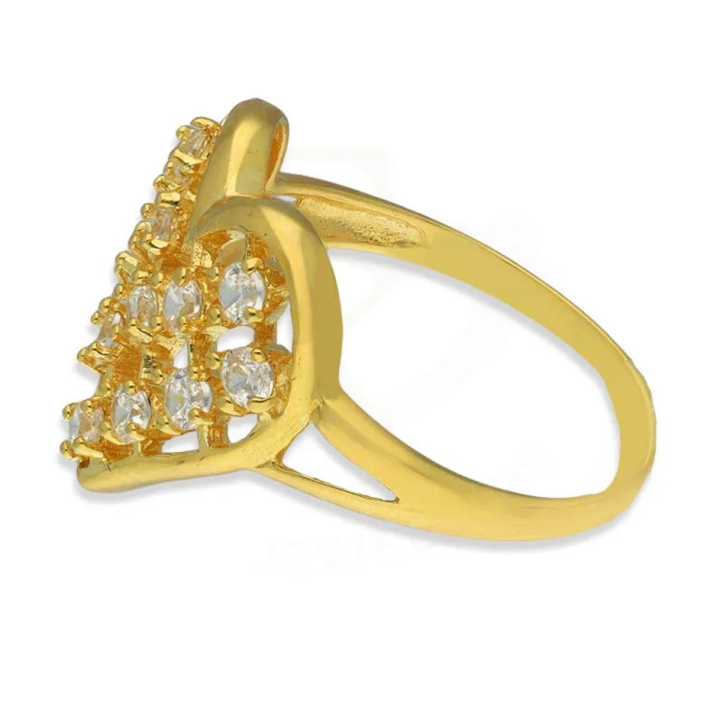 Gold Heart Shaped Ring 18Kt - Fkjrn18K3278 Rings