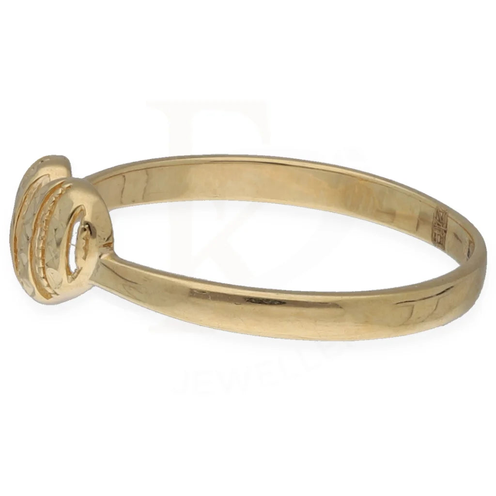 Gold Heart Shaped Ring 18Kt - Fkjrn18K7343 Rings