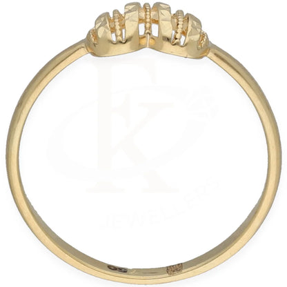 Gold Heart Shaped Ring 18Kt - Fkjrn18K7343 Rings