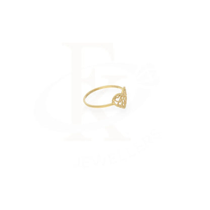 Gold Heart Shaped Ring 18Kt - Fkjrn18K7914 Rings