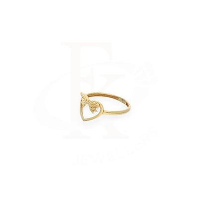 Gold Heart Shaped Ring 18Kt - Fkjrn18K7881 Rings