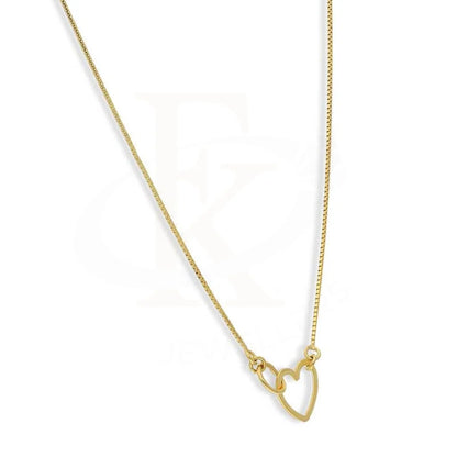 Gold Heart With Ring Necklace 18Kt - Fkjnkl18K3123 Necklaces