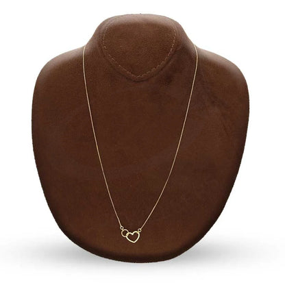 Gold Heart With Ring Necklace 18Kt - Fkjnkl18K3123 Necklaces