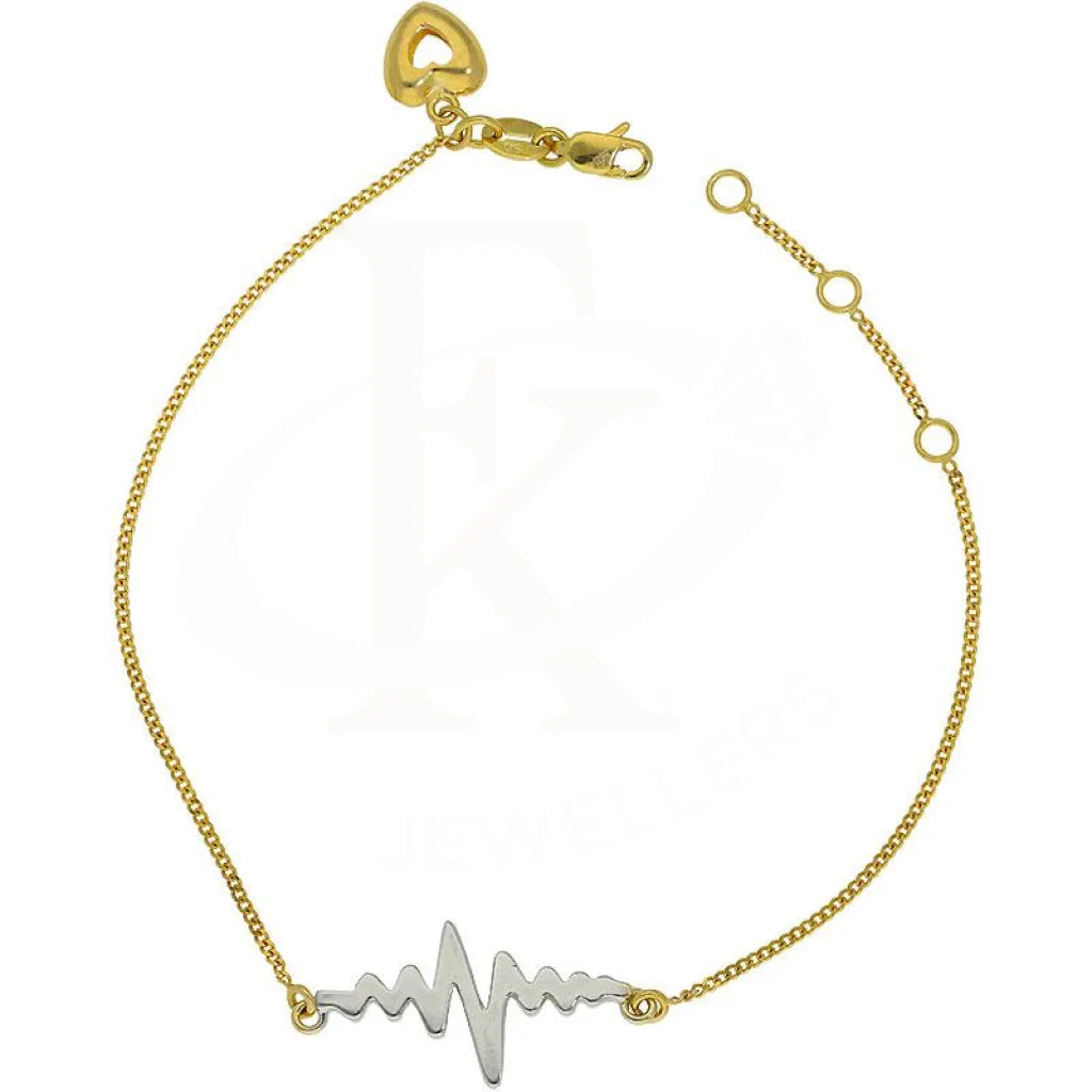 Gold Heartbeat Bracelet 18Kt - Fkjbrl2099 Bracelets