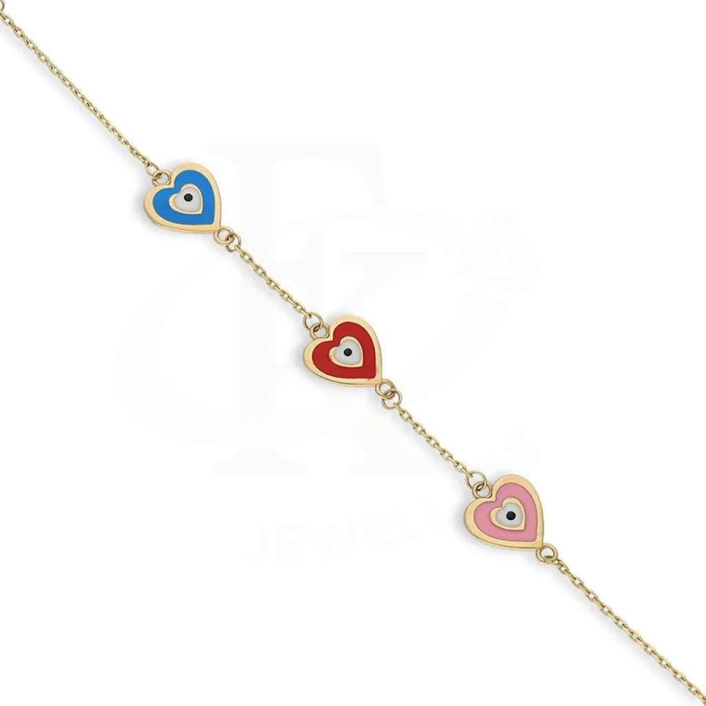 Gold Hearts Baby Bracelet 18Kt - Fkjbrl18K5333 Bracelets