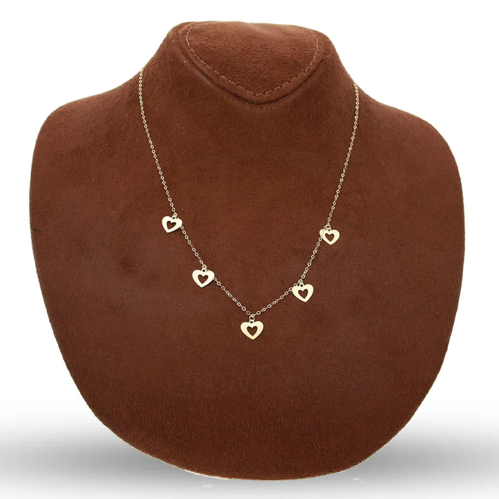 Gold Hearts Necklace 18Kt - Fkjnkl18Km5346 Necklaces