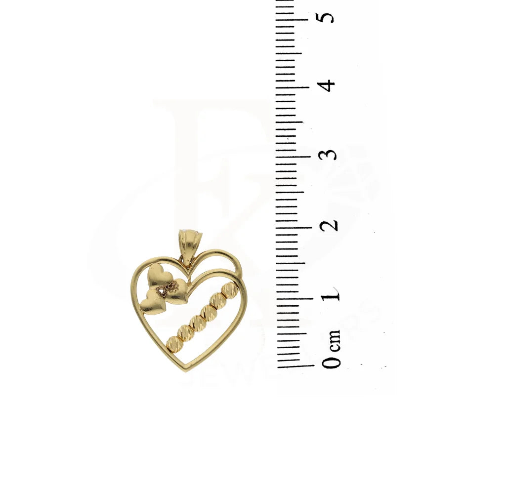 Gold Hearts Pendant 18Kt - Fkjpnd18K3090 Pendants