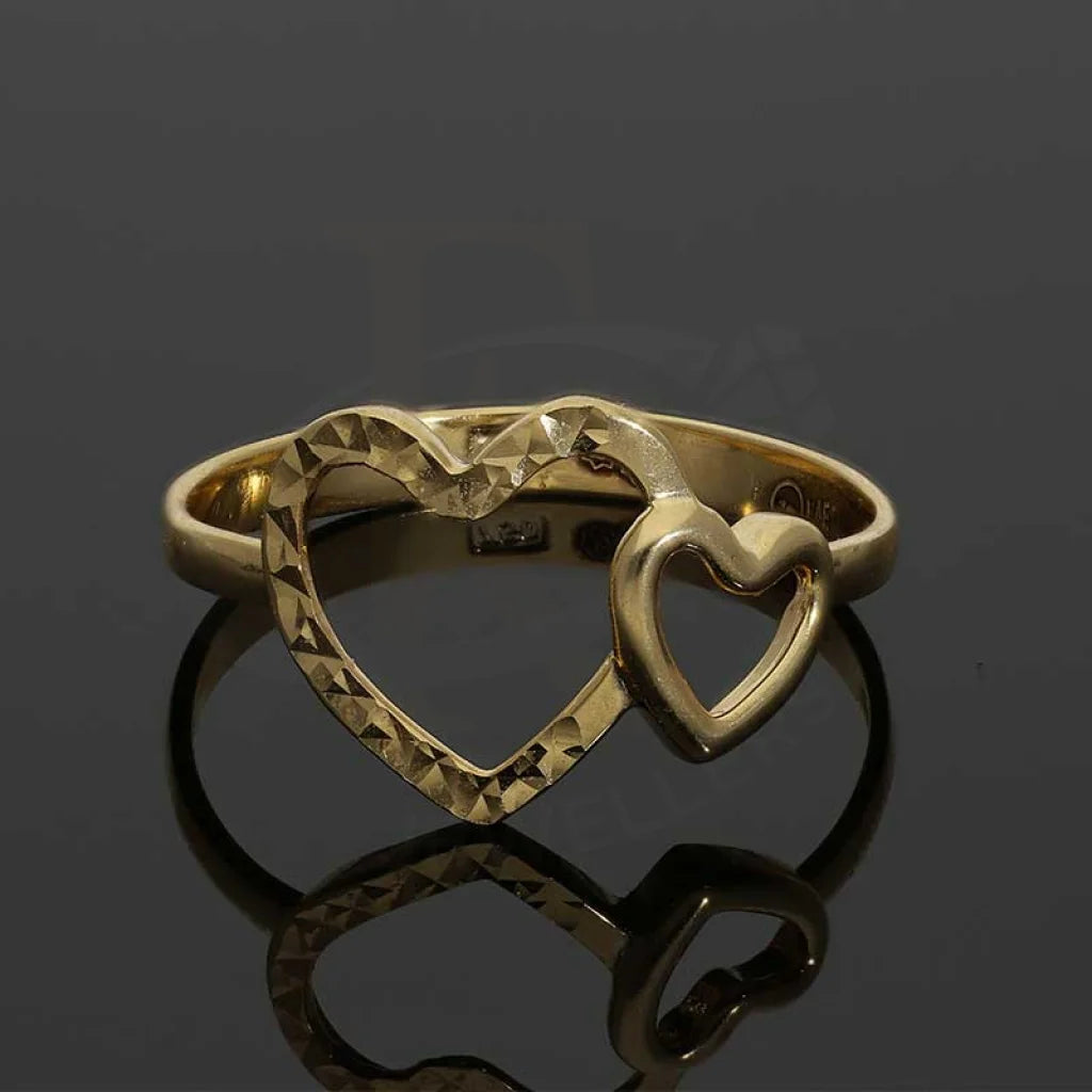 Gold Hearts Ring 18Kt - Fkjrn18K3235 Rings