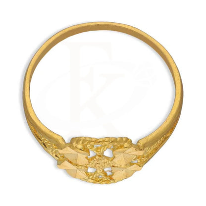 Gold Hearts Shaped Ring 22Kt - Fkjrn22K3659 Rings