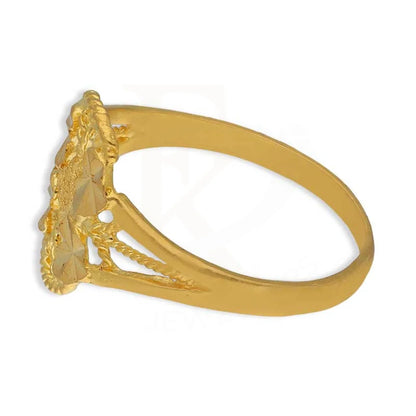 Gold Hearts Shaped Ring 22Kt - Fkjrn22K3659 Rings