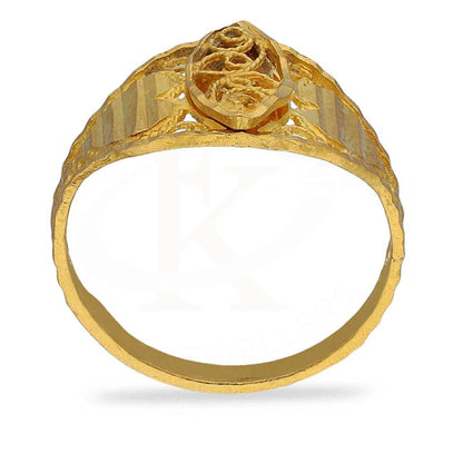 Gold Hearts Shaped Ring 22Kt - Fkjrn22K3661 Rings