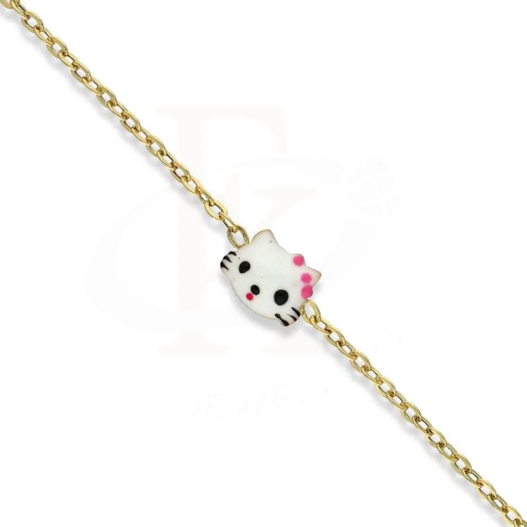 Gold Hello Kitty Baby Bracelet 18Kt - Fkjbrl18K2987 Bracelets