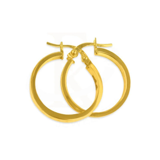 Gold Hoop Earrings 18Kt - Fkjern1491