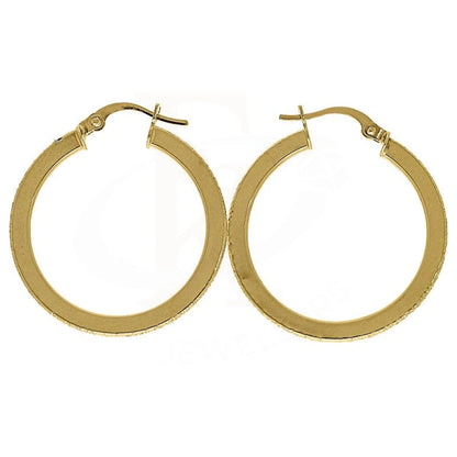 Gold Hoop Earrings 18Kt - Fkjern18K1789