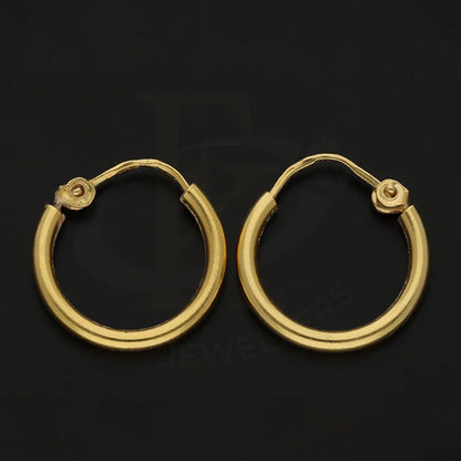 Gold Hoop Earrings 18Kt - Fkjern18K3171