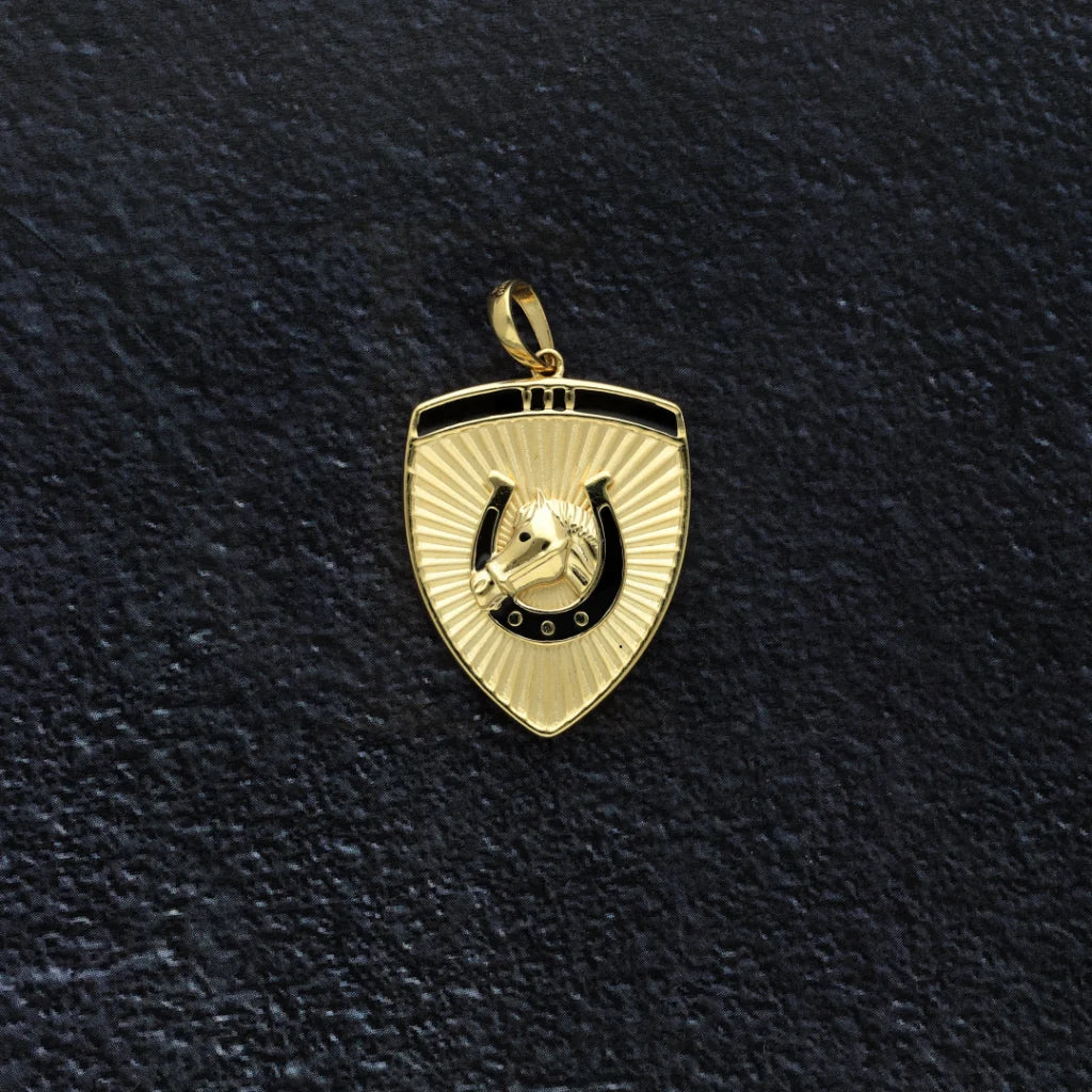 Gold Horse Shaped Pendant 18Kt - Fkjpnd18K8322 Pendants