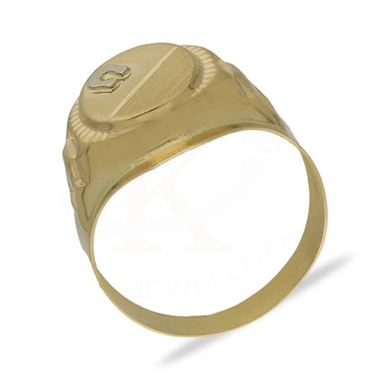 Gold Horse Shoe Mens Ring 18Kt - Fkjrn18K3804 Rings