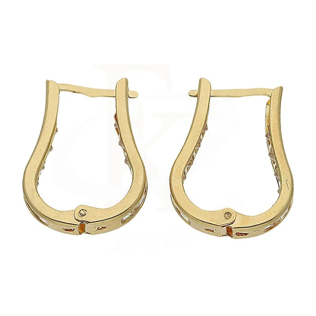 Gold Huggies Earrings 18Kt - Fkjern18K2421