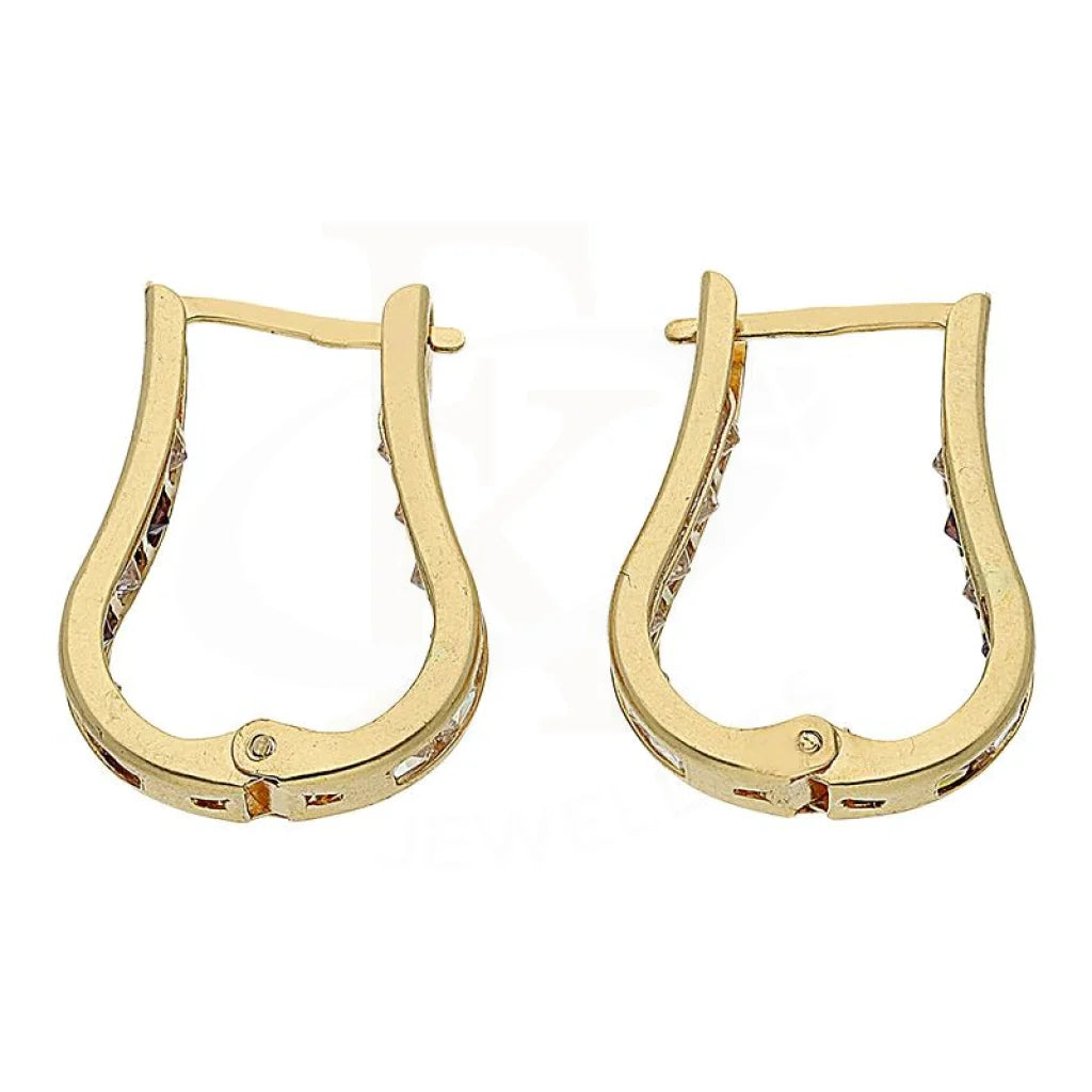 Gold Huggies Earrings 18Kt - Fkjern18K2422