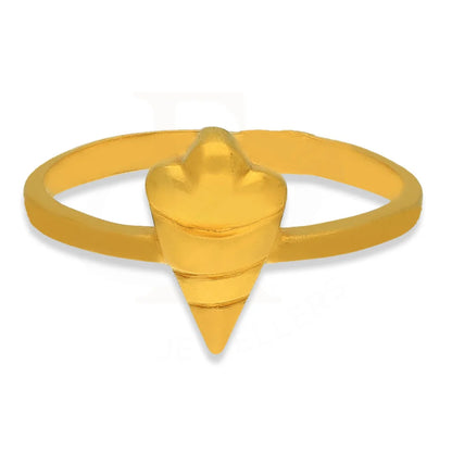 Gold Ice Cream Cone Shaped Baby Ring 22Kt - Fkjrn22K3827 Rings