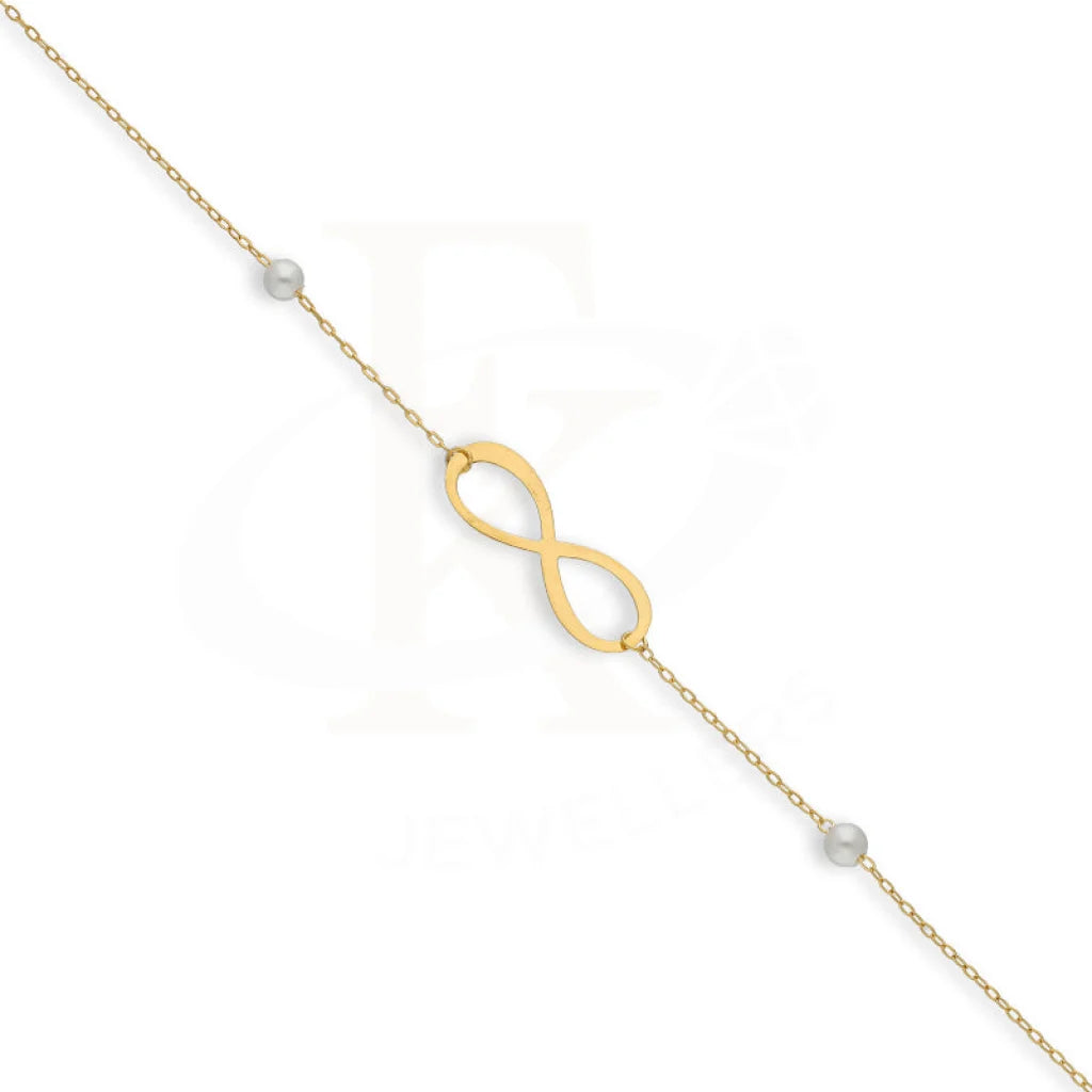 Gold Infinity Bracelet 21Kt - Fkjbrl21Km5388 Bracelets