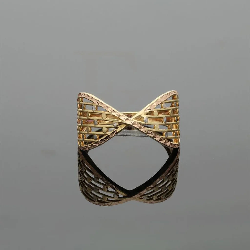 Gold Infinity Knot Ring In 18Kt - Fkjrn18K2766 Rings