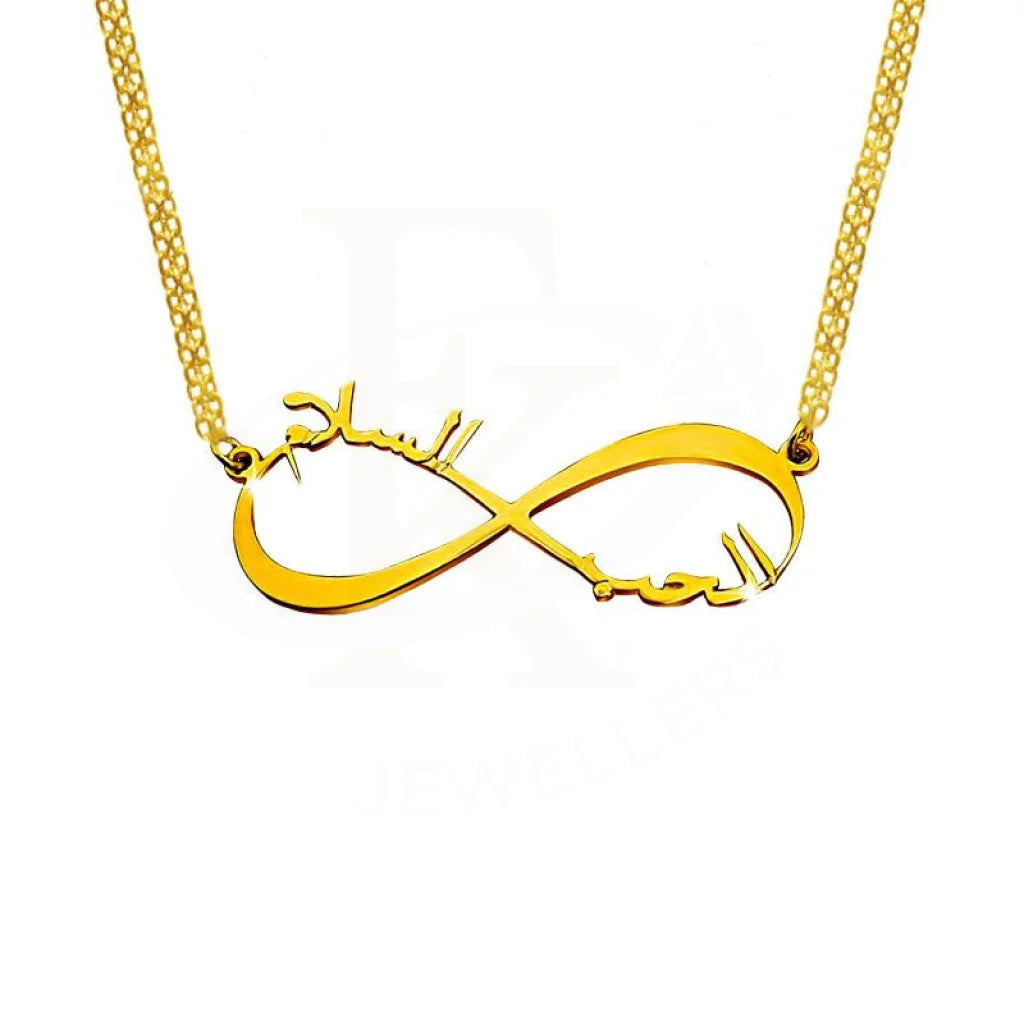 Gold Infinity Name Necklace 18Kt - Fkjnkl1892 Necklaces