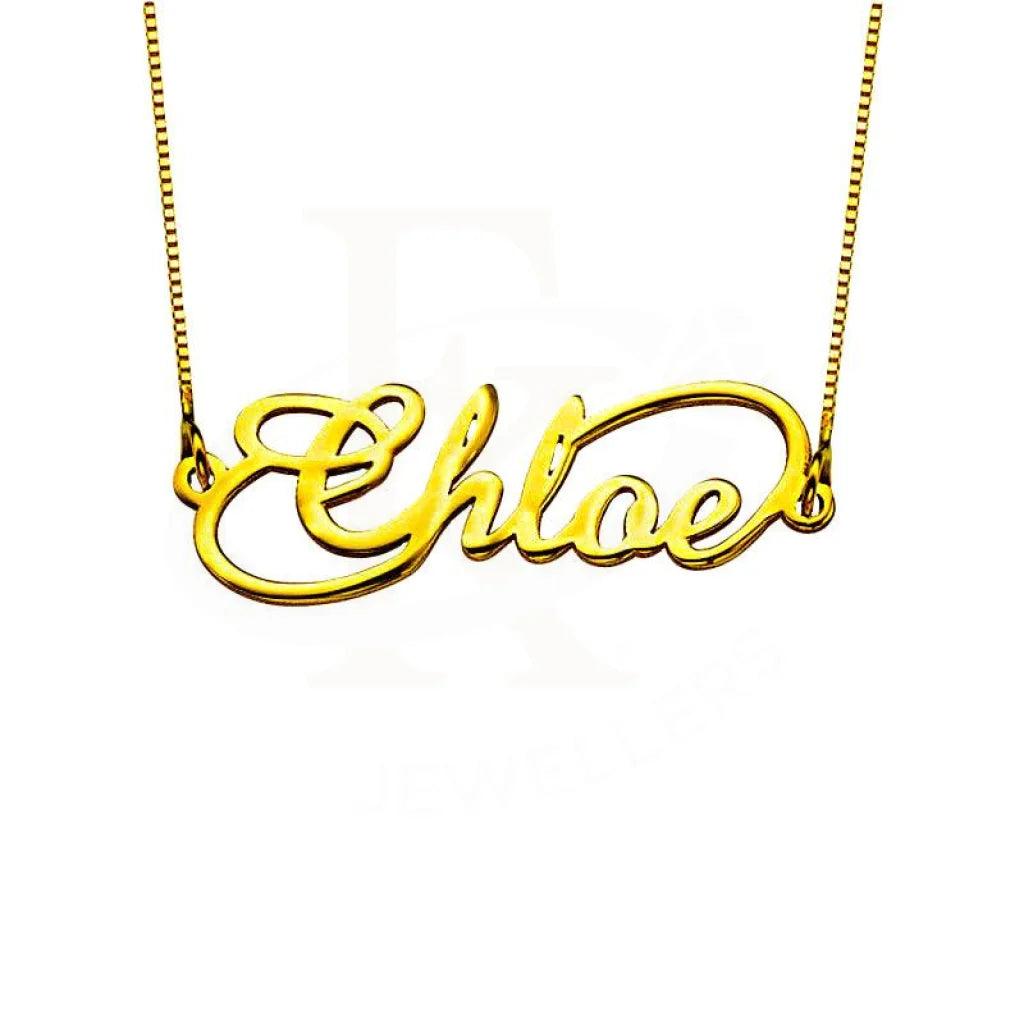 Gold Infinity Name Necklace 18Kt - Fkjnkl1934 Box Necklaces