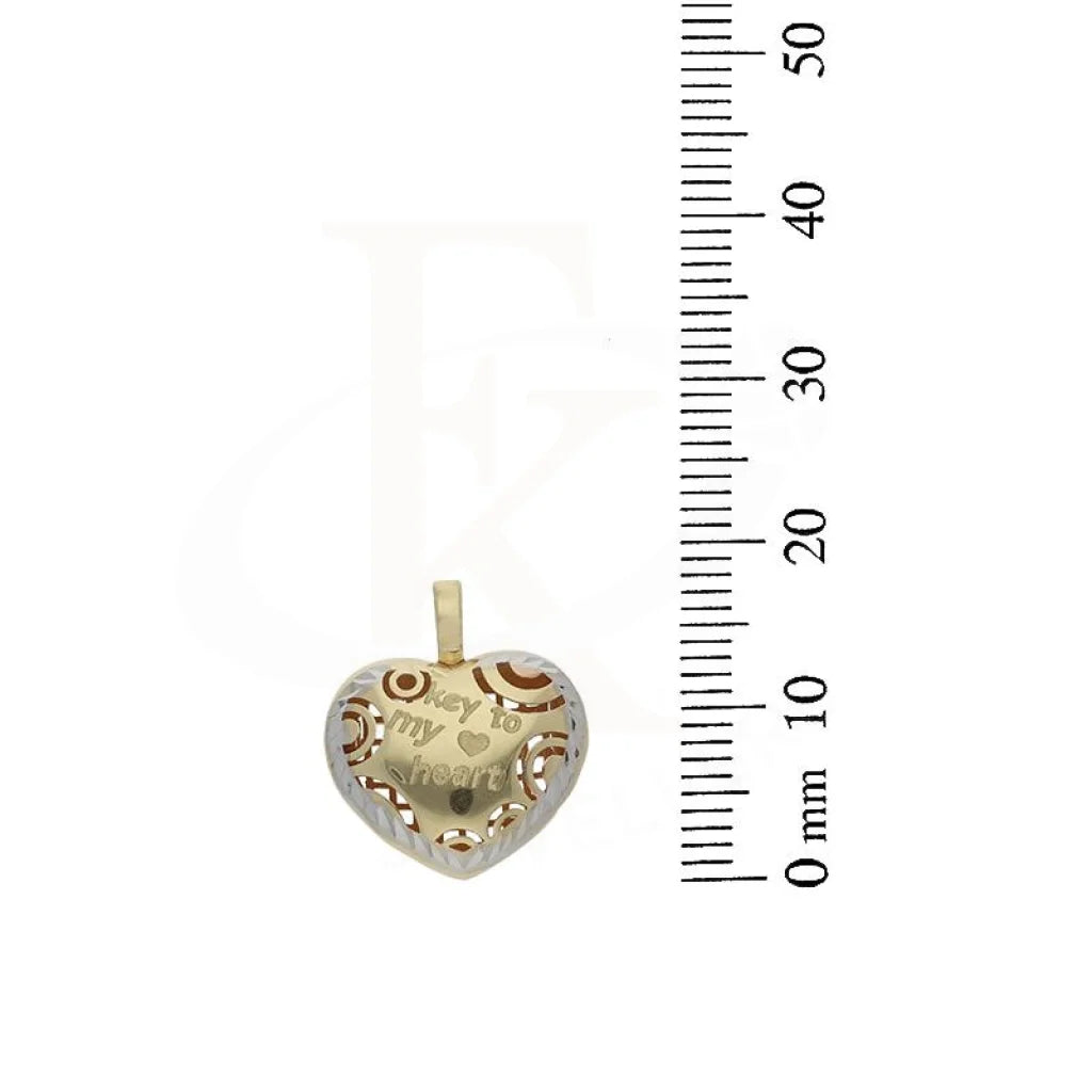 Gold Key For My Heart Pendant 18Kt - Fkjpnd18K2398 Pendants