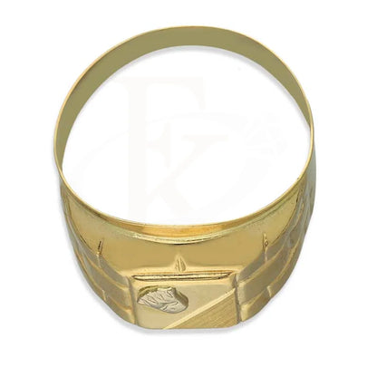 Gold King Shaped Mens Ring 18Kt - Fkjrn18K3810 Rings